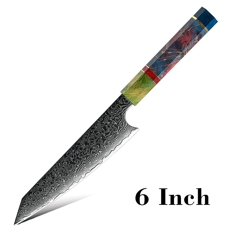 Professional Damascus Kitchen Knife vg10 Japanese Stainless Steel Chef Knife Meat Gyuto Utility Kiritsuke Butcher Cutter Tools