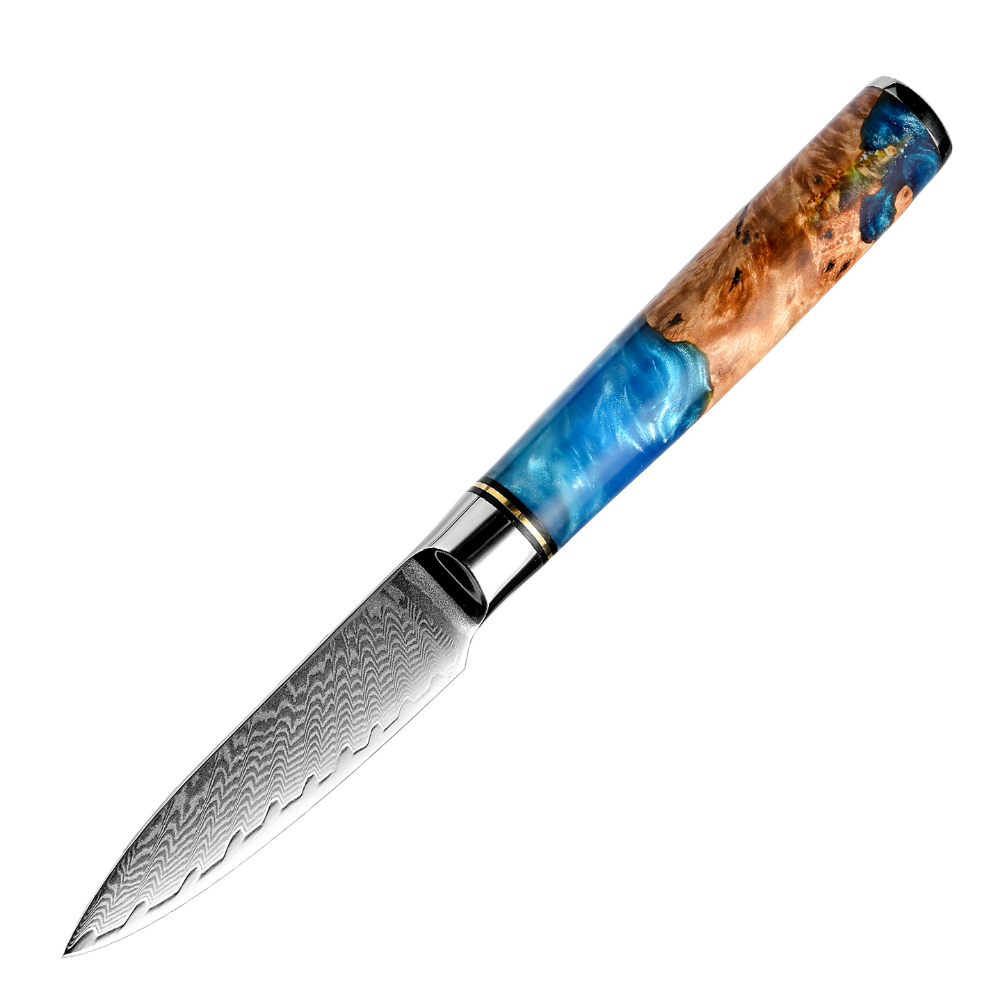 3PCS Vg10 67 Layer Damascus Steel Knife Set with Turquoise Handle - China  Kitchen Knife with Block and Damascus Steel Knife price