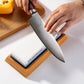 Sharpening Stone 1000 & 3000 Grit Double Sided Whetstone Set For Knives With Non-Slip Bamboo Base Free Angle Guide Corundum
