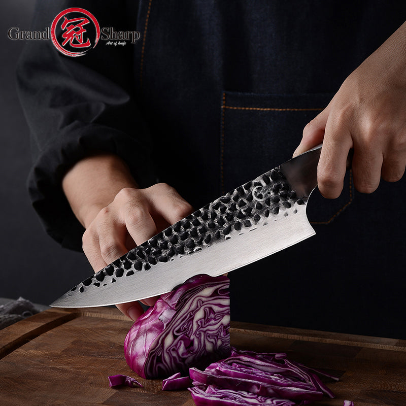 Handmade Kitchen Knife Full Tang Forged Blade 5.5-Inch Chef Knife Meat  Cleaver - China Cleaver Knife and Kitchen Knife price