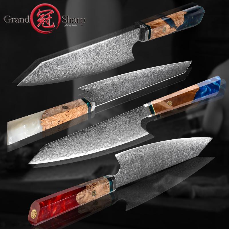 WROOC [NEW] Razor Sharp Chef Knife, 67 layers Damascus, 8 inch Kitchen  knives with Military grade G10 Handle, Japanese steel super sharp, Superb  Edge